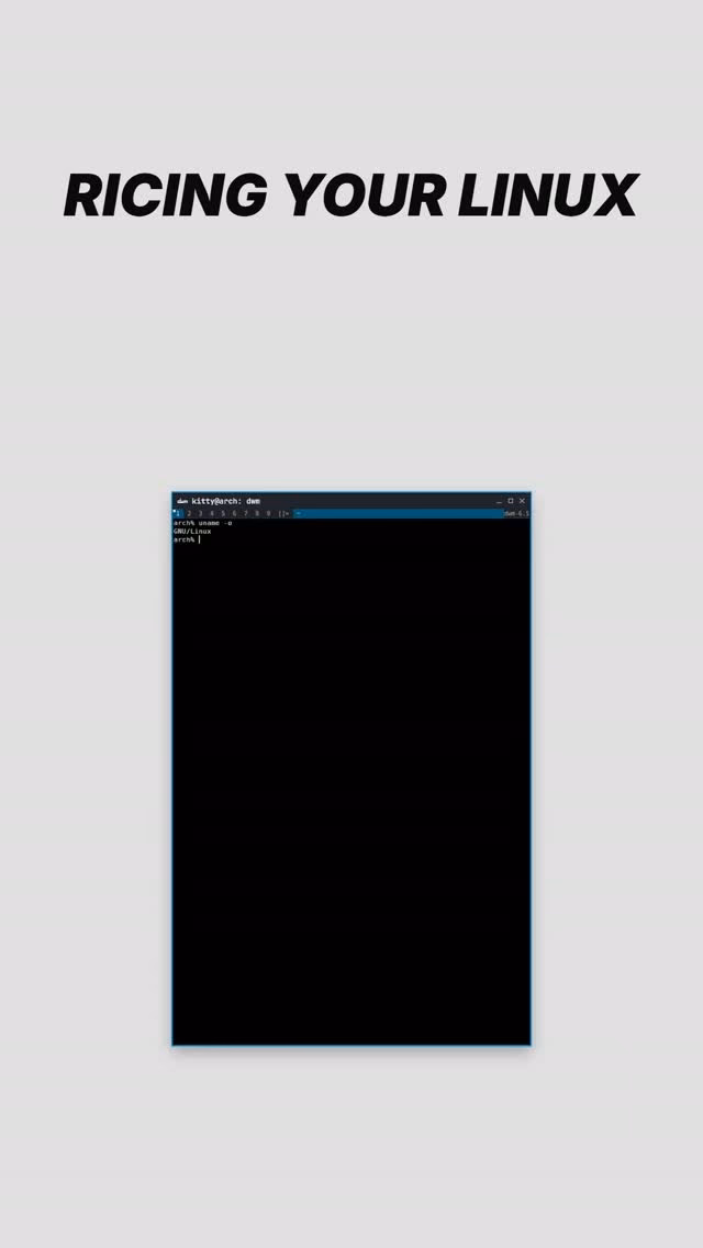 Ricing your Linux